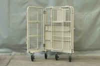 【オーダーメイド製品】特寸セキュリティカゴ台車　W850×D650×H1250