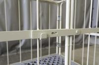 【オーダーメイド製品】天面一体型観音扉付きカゴ台車　W1100×D800×H1100