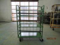 【オーダーメイド製品】特寸L型カゴ台車　W1000×D470×H1450