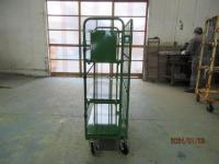 【オーダーメイド製品】特寸L型カゴ台車　W1000×D470×H1450