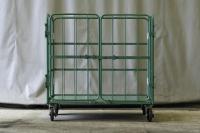 【オーダーメイド製品】特寸観音扉付カゴ台車　W1200×D750×H1200