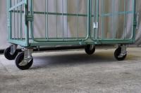 【オーダーメイド製品】特寸観音扉付カゴ台車　W1200×D750×H1200