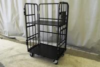 【オーダーメイド製品】ハイエース用特寸L型観音扉付きカゴ台車　W900×D610×H1450