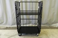 【オーダーメイド製品】ハイエース用特寸L型観音扉付きカゴ台車　W900×D610×H1450