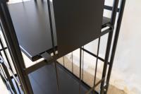 【オーダーメイド製品】ハイエース用特寸L型観音扉付きカゴ台車　W900×D610×H1450