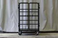 【オーダーメイド製品】ハイエース用特寸L型観音扉付きカゴ台車　W900×D610×H1450