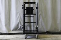 【オーダーメイド製品】ハイエース用特寸L型観音扉付きカゴ台車　W900×D610×H1450