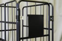 【オーダーメイド製品】ハイエース用特寸L型観音扉付きカゴ台車　W900×D610×H1450