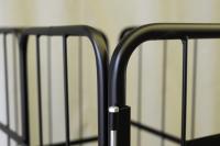 【オーダーメイド製品】ハイエース用特寸L型観音扉付きカゴ台車　W900×D610×H1450