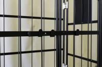 【オーダーメイド製品】ハイエース用特寸L型観音扉付きカゴ台車　W900×D610×H1450