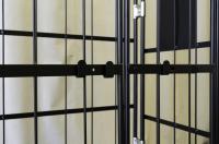 【オーダーメイド製品】ハイエース用特寸L型観音扉付きカゴ台車　W900×D610×H1450