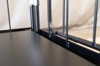 【オーダーメイド製品】ハイエース用特寸L型観音扉付きカゴ台車　W900×D610×H1450