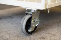 【オーダーメイド製品】両面折畳式カゴ台車W1000×D650×H1700