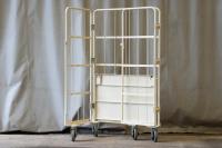 【オーダーメイド製品】両面折畳式カゴ台車W1000×D650×H1700