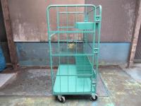 【オーダーメイド製品】止水板専用　固定型仕切り付カゴ台車