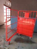 【オーダーメイド製品】電気ケーブル用 重荷重対応L型カゴ台車