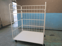 【オーダーメイド製品】精密製品運搬用 L型カゴ台車