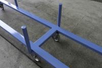 【オーダーメイド製品】特注長物牽引用6輪台車　W4800×D650×H700