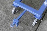 【オーダーメイド製品】特注長物牽引用6輪台車　W4800×D650×H700