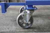 【オーダーメイド製品】特注長物牽引用6輪台車　W4800×D650×H700