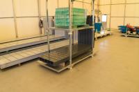 【新品】俺のポストパレット＜P15タイプ＞　W1500×D1120×H1155　メッキ製　汎用ハコ型物流機器【最短発送可能】