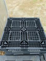 【販売終了】【中古】四方差し　プラスチックパレット　1100×1100mm