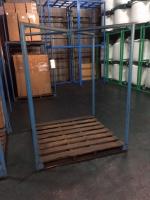 【販売終了】【中古】パレットサポート（木製パレット付き）W1500×D1450×H1950【セット商品】