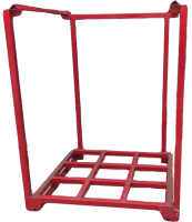 【販売終了】【中古】正ネステナー W1350×D1200×H1700 レッド