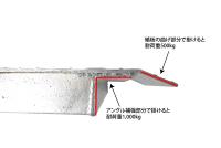 【販売終了】【新品】フリースロープ　W450×D1095×H55　スチール製　高さ調整可能【段差解消】