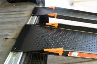 【アウトレット/限定2台】2段伸縮式 カゴ台車用スロープ【ハイエース/バン車両】