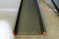 【アウトレット/限定2台】2段伸縮式 カゴ台車用スロープ【ハイエース/バン車両】