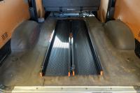 【アウトレット/限定2台】2段伸縮式 カゴ台車用スロープ【ハイエース/バン車両】