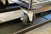 【2026年春販売/予約受付中】3段伸縮式 カゴ台車用スロープ【ハイエース/バン車両】