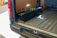 【2026年春販売/予約受付中】3段伸縮式 カゴ台車用スロープ【ハイエース/バン車両】