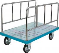 【販売終了】【新品】手押し台車　カナツー静音シリーズ　長尺物運搬車　BIG500-Ｗ