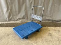【販売終了】【中古】手押し台車　PLA300　ハンドル折りたたみ式　L910×W600mm