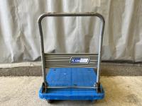 【販売終了】【中古】手押し台車　PLA300　ハンドル折りたたみ式　L910×W600mm