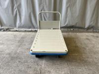 【販売終了】【美品中古】特大手押し台車 片袖タイプ　金沢車輛製　W1225×D775【今だけの大幅値引き！】