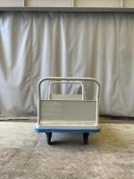 【販売終了】【美品中古】手押し台車 両袖タイプ　金沢車輛製　W1225×D775【今だけの大幅値引き！】