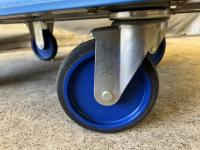 【販売終了】【美品中古】手押し台車 両袖タイプ　金沢車輛製　W1225×D775【今だけの大幅値引き！】