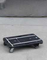 【販売終了】【中古】手押し台車　ナンシン製ハンドル収納式手押し台車　600x390mm【限定1台】