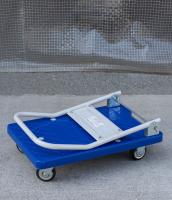 【販売終了】【美品中古】手押し台車　折りたたみハンドル　710mm×455mm【限定1台】