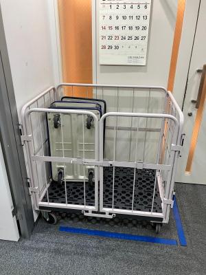 お客様使用例 手押し台車の整理・保管