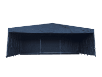 【新品】俺のクイックストック　W10000×D5000×H3200（棟高さH3980）　汎用伸縮式倉庫【最短発送可能】