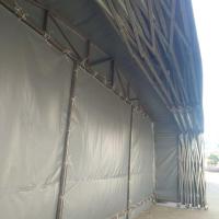 【新品】俺のクイックストック　W10000×D5000×H3200（棟高さH3980）　汎用伸縮式倉庫【最短発送可能】