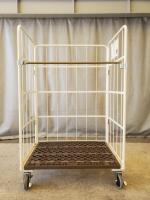 【販売終了】【中古美品】俺のカゴ台車　アイボリー　W1100×D800×H1700