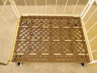 【販売終了】【中古美品】俺のカゴ台車　アイボリー　W1100×D800×H1700