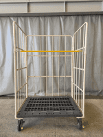 【セール対象品】【美品中古】カゴ台車　W1100×D800×H1700　マキテック製