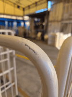 【セール対象品】【美品中古】カゴ台車　W1100×D800×H1700　マキテック製