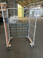 【販売終了】【お買い得品】【中古】カゴ台車　W1100×D800×H1700　メーカー混在・仕様混在